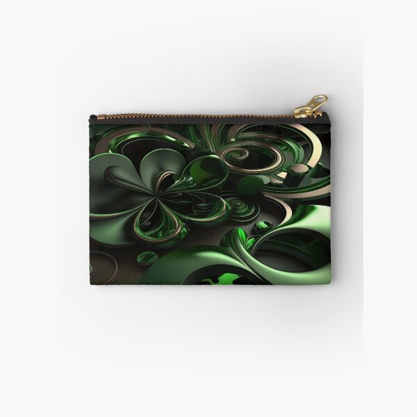 Item preview, St Patricks Day Artwork - Green abstract artwork designed and sold by Unwind-Art-Work.