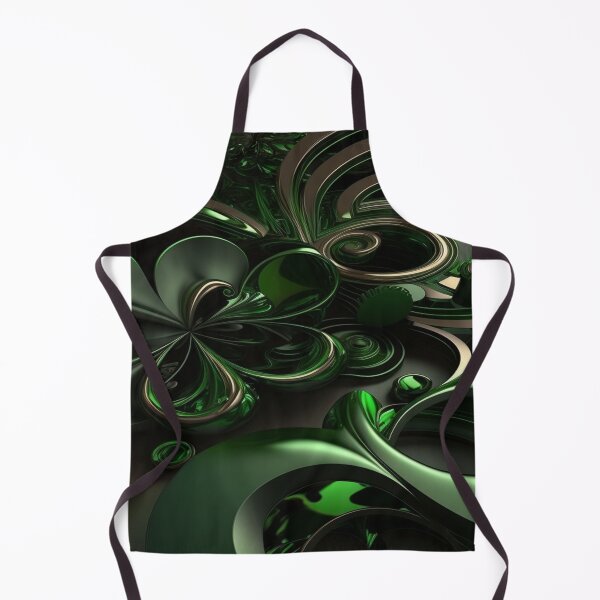 Item preview, St Patricks Day Artwork - Green abstract artwork designed and sold by Unwind-Art-Work.