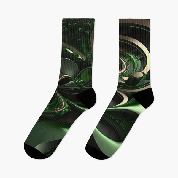 Item preview, St Patricks Day Artwork - Green abstract artwork designed and sold by Unwind-Art-Work.
