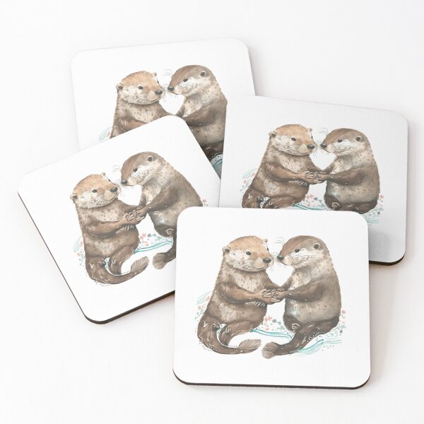 Item preview, Significant Otters - Otters Holding Hands designed and sold by DOPANDA ..