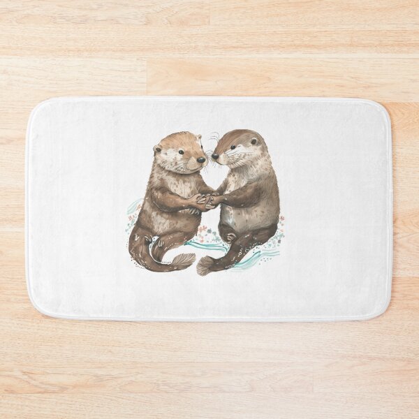 Item preview, Significant Otters - Otters Holding Hands designed and sold by DOPANDA ..
