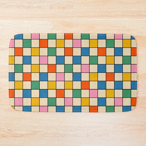 Item preview, Pop Check Colorful Retro Modern Checked Pattern designed and sold by kierkegaard.