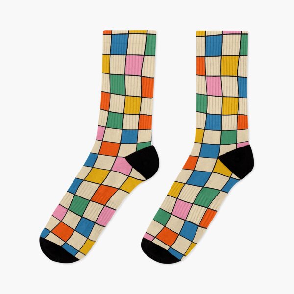 Item preview, Pop Check Colorful Retro Modern Checked Pattern designed and sold by kierkegaard.