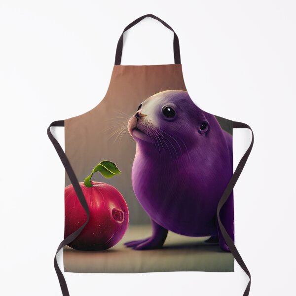 Item preview, Envious Plum and a Seal Digital Painting designed and sold by CodeAndColors.