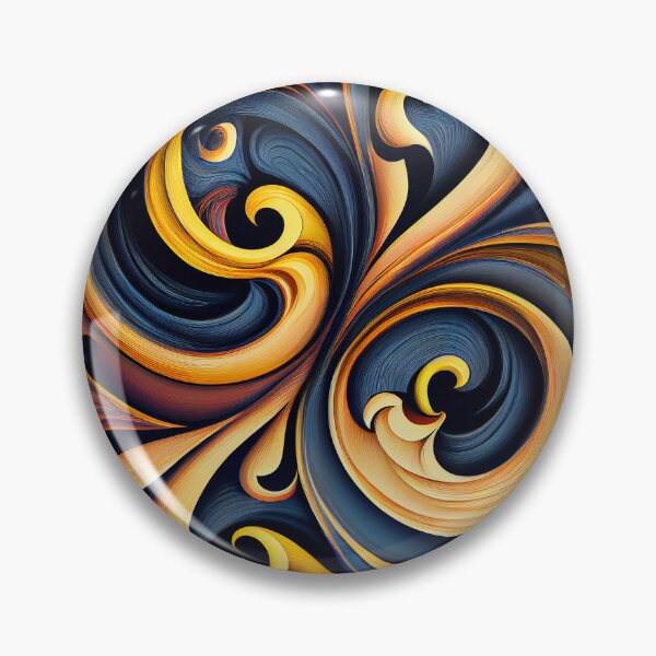 Artikelvorschau, Drawn Swirling Dynamic Vivid European Pattern Digital Painting entworfen und verkauft von CodeAndColors.