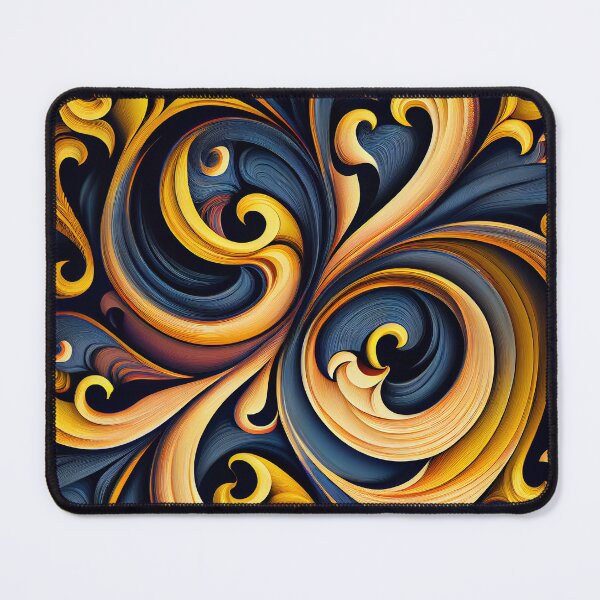 Item preview, Drawn Swirling Dynamic Vivid European Pattern Digital Painting designed and sold by CodeAndColors.