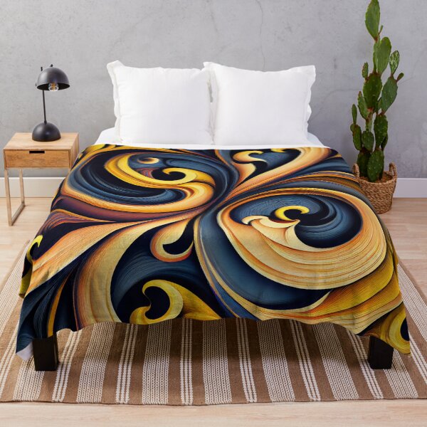 Item preview, Drawn Swirling Dynamic Vivid European Pattern Digital Painting designed and sold by CodeAndColors.