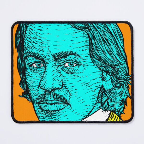 Item preview, BLAISE CENDRARS ink and acrylic portrait designed and sold by lautir.