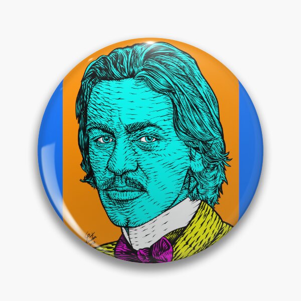 Item preview, BLAISE CENDRARS ink and acrylic portrait designed and sold by lautir.