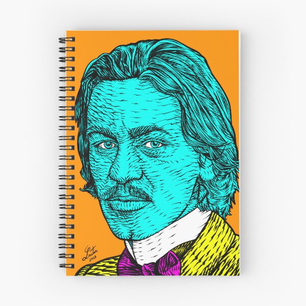 Item preview, BLAISE CENDRARS ink and acrylic portrait designed and sold by lautir.
