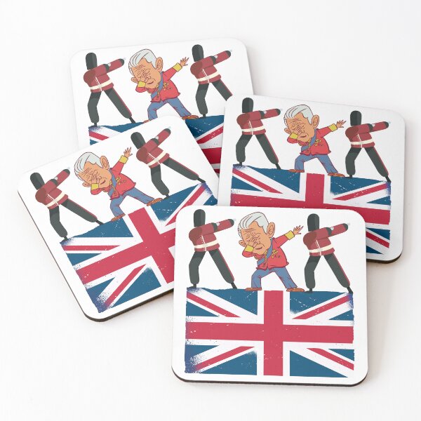 Item preview, Kings British Guard King III Dabbing Charles British Flag designed and sold by pipsmerch.
