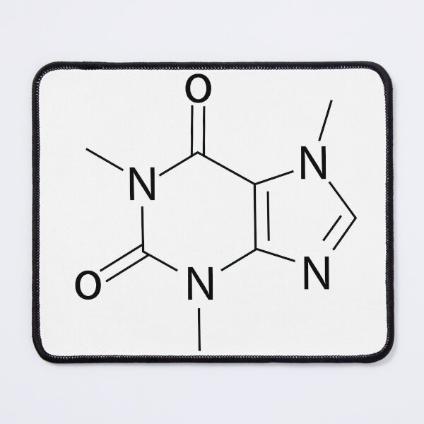 Item preview, caffeine molecule designed and sold by Ellobro.