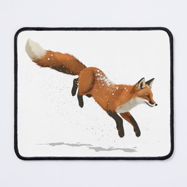 Item preview, Flying Fox jumping in snow designed and sold by LuPa Creative.