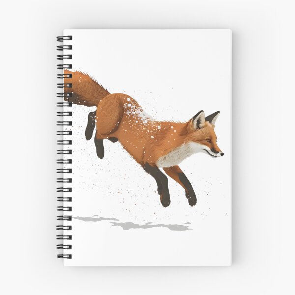 Item preview, Flying Fox jumping in snow designed and sold by LuPa Creative.