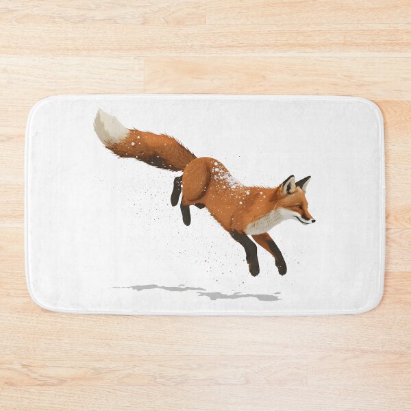 Item preview, Flying Fox jumping in snow designed and sold by LuPa Creative.