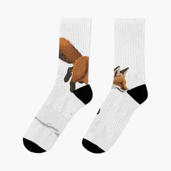 Item preview, Flying Fox jumping in snow designed and sold by LuPa Creative.
