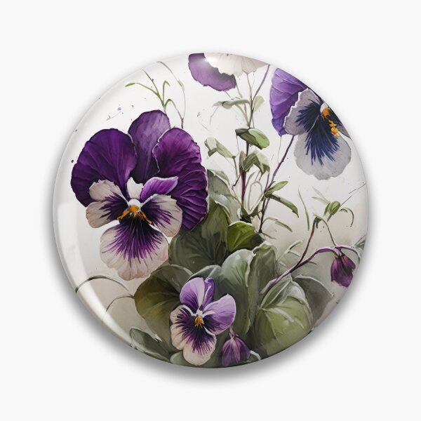Item preview, Purple Violas  designed and sold by Vanover Designs.