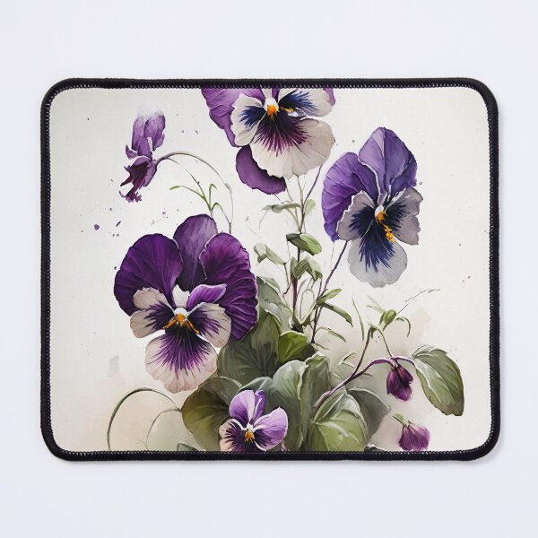 Item preview, Purple Violas  designed and sold by Vanover Designs.