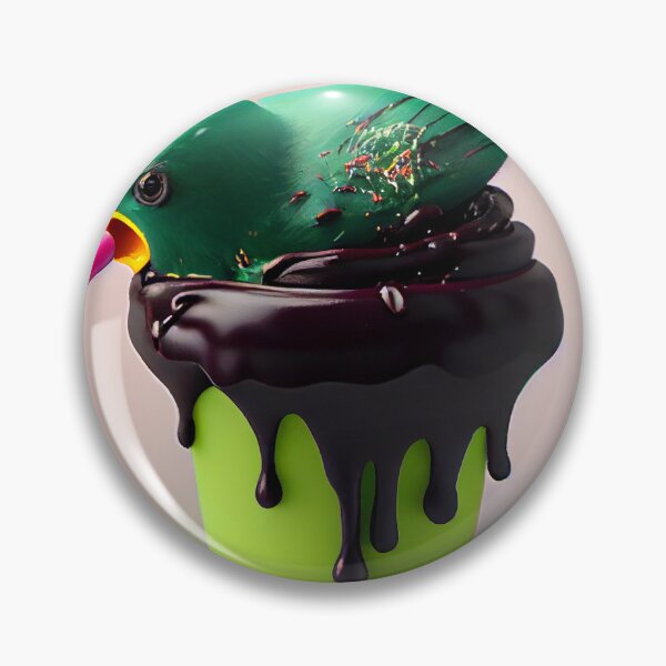 Artikelvorschau, Toxic Pudding Swallow Digital Painting entworfen und verkauft von CodeAndColors.