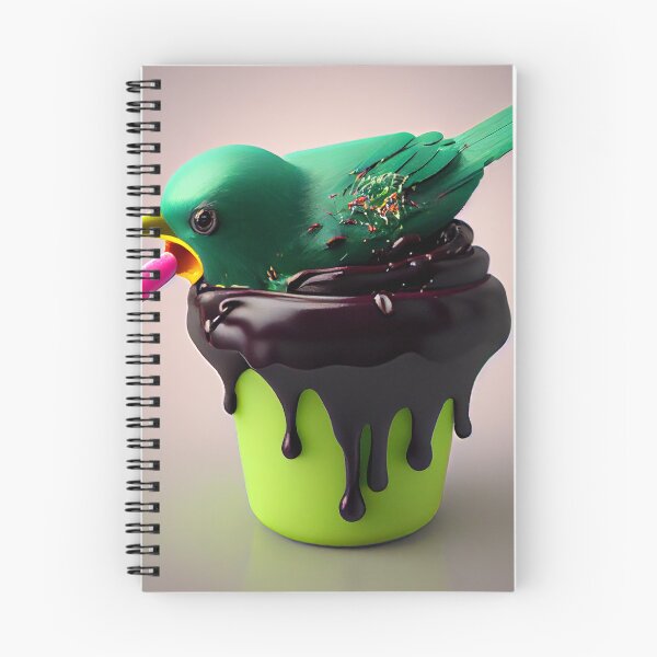 Item preview, Toxic Pudding Swallow Digital Painting designed and sold by CodeAndColors.