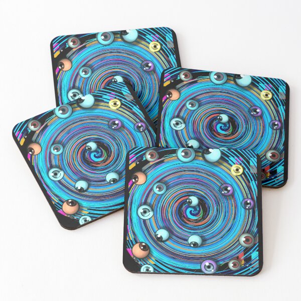 Item preview, Eyes Abstraction look Around the Street The Man in Spiral Shadown All eyes looking for Future Gift designed and sold by Dodern.