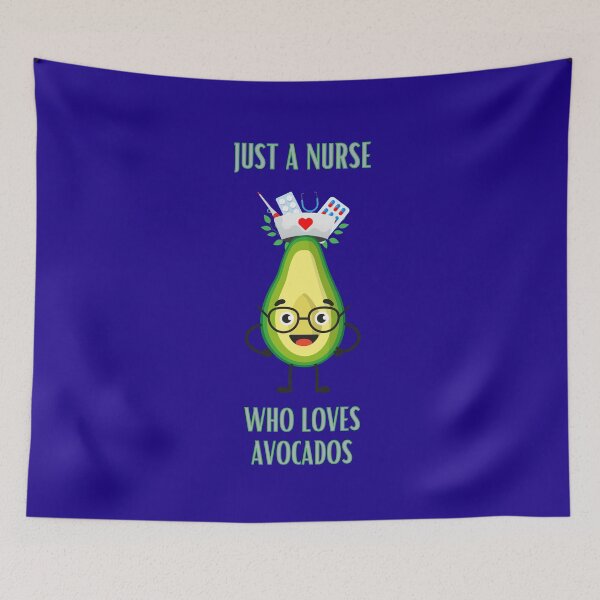 Item preview, just a nurse who loves avocados  designed and sold by Anitkaaa.
