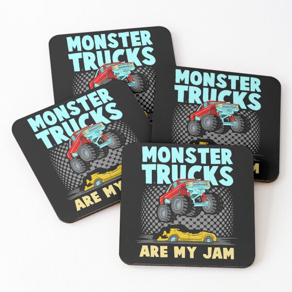 Aperçu de l'œuvre Monster Trucks Are My Jam Vintage Monster Truck créée et vendue par Mc-R.