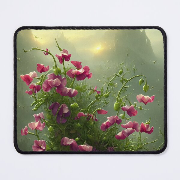 Item preview, Sweet Pea Flowers for April designed and sold by FamiliarPufferfish.