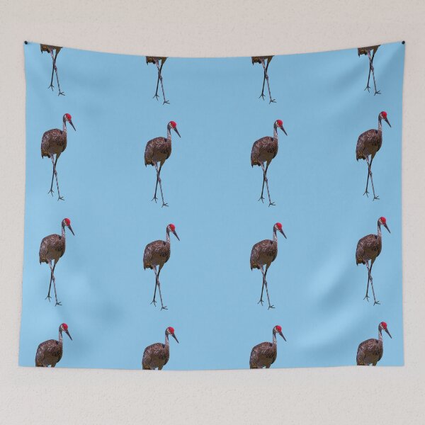 Item preview, Sandhill Crane Color Print Painting Design   designed and sold by designsasstultd.