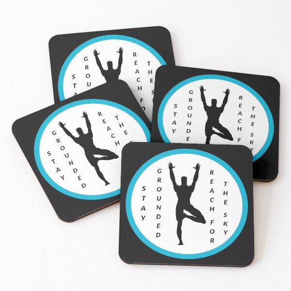 Item preview, Tree Pose Yoga Design - Stay Grounded, Reach for the Sky designed and sold by SimpliText.