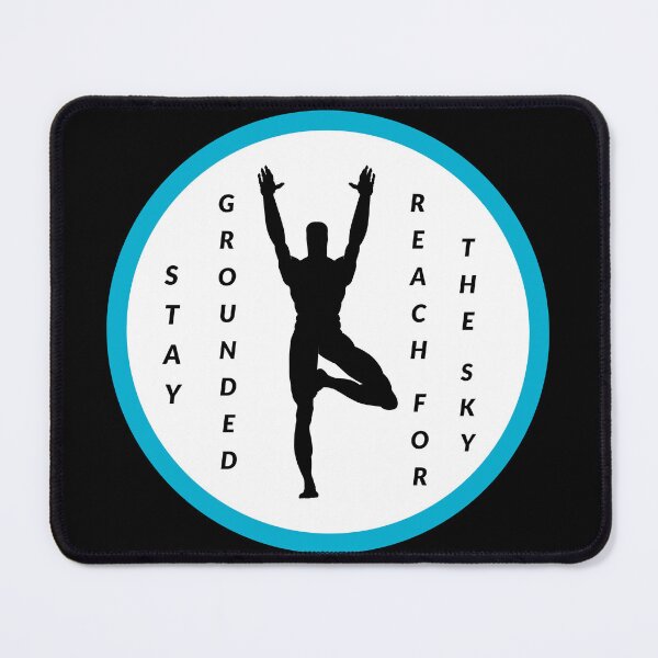 Item preview, Tree Pose Yoga Design - Stay Grounded, Reach for the Sky designed and sold by SimpliText.