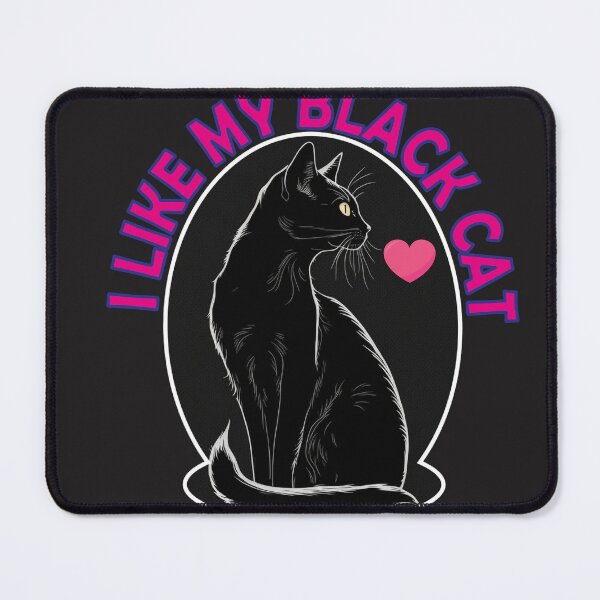 Item preview, Copy of i like my black cat designed and sold by moroccan-stret.