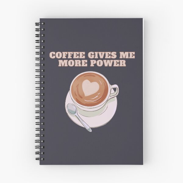 Item preview, Coffee Gives Me More Power | A Playful and Energizing Illustration of a Cup of Coffee designed and sold by MrDoze.