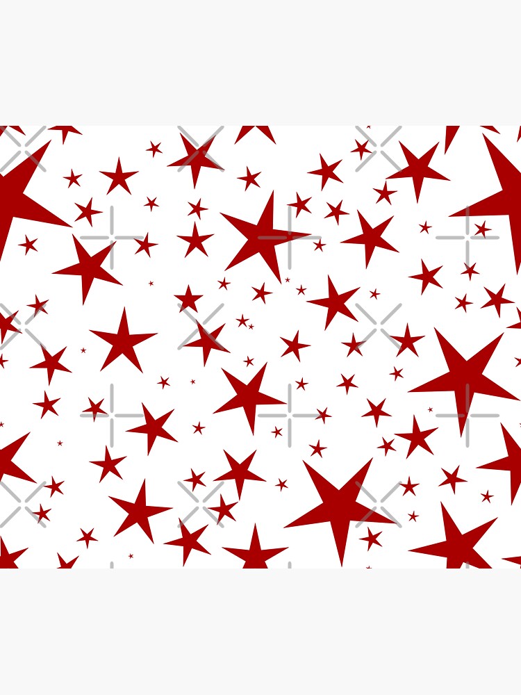 NDVH Stars (red on white) by nikhorne