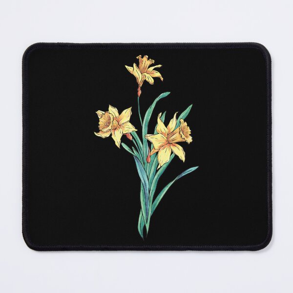 Item preview, Watercolor daffodils bouquet, march month birth flower designed and sold by NadiaChevrel.