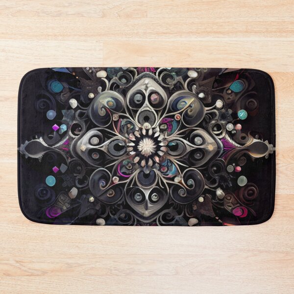 Item preview, Complex Enchanted Bejeweled Black Scandifornian Pa Digital Painting designed and sold by CodeAndColors.