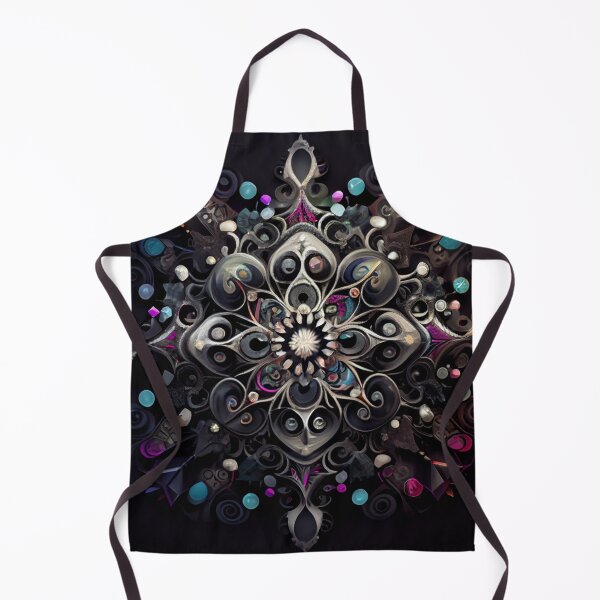 Item preview, Complex Enchanted Bejeweled Black Scandifornian Pa Digital Painting designed and sold by CodeAndColors.