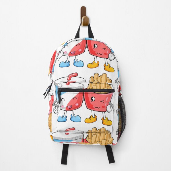 Item preview, Retro cartoon soda and french fries best friend designed and sold by Prime_Store.