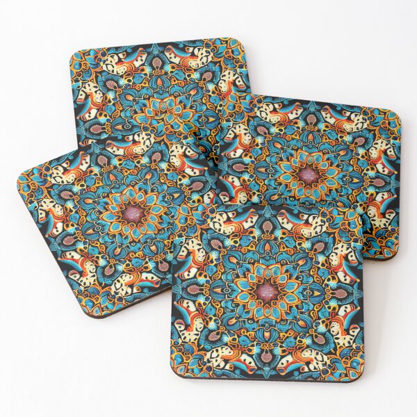 Item preview, Formal Crafty Dazzling Eclectic Pattern Digital Painting designed and sold by CodeAndColors.