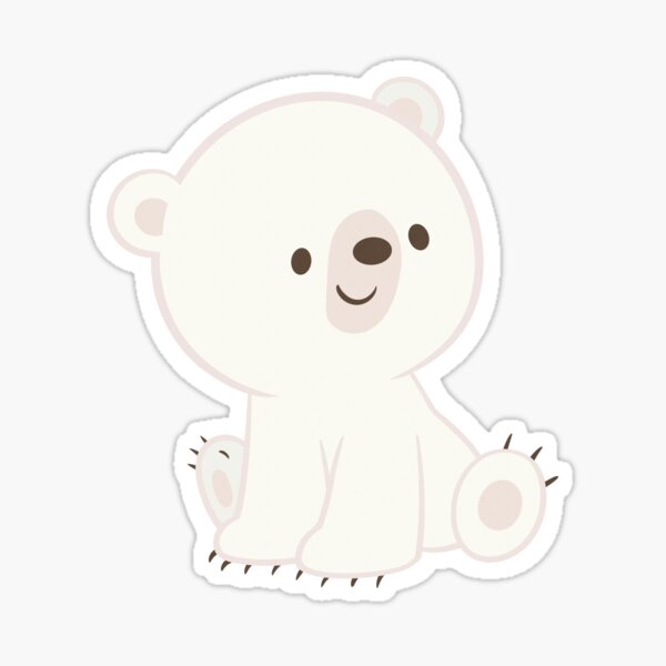 Kawaii Bear Stickers Redbubble - super adorable and pudgy sleeping koala bear roblox
