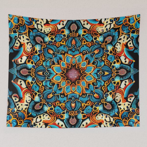 Item preview, Formal Crafty Dazzling Eclectic Pattern Digital Painting designed and sold by CodeAndColors.