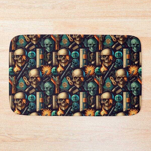 Item preview, Skulls, guns, fire designed and sold by YeKnot.