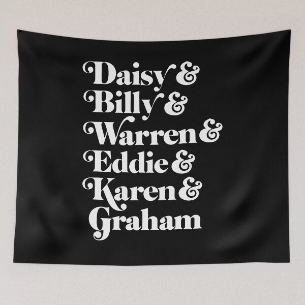 Item preview, Daisy Jones and The Six Band Names designed and sold by baranskini.