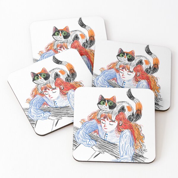Item preview, cat lady designed and sold by drawmyjournal.