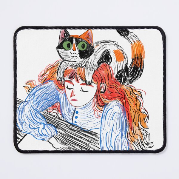 Item preview, cat lady designed and sold by drawmyjournal.