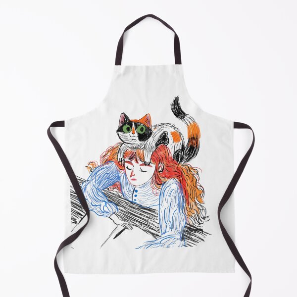 Item preview, cat lady designed and sold by drawmyjournal.