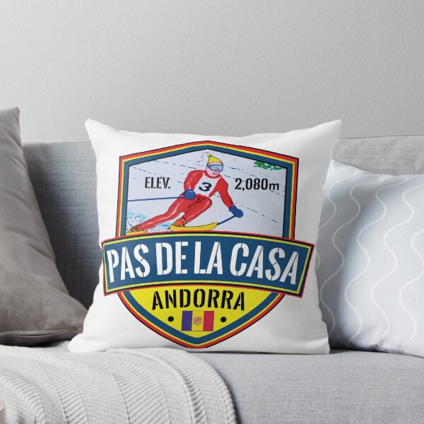 Item preview, PAS DE LA CASA Andorra Skiing Pyrenees Mountains designed and sold by DESTINATIONS DECAL.