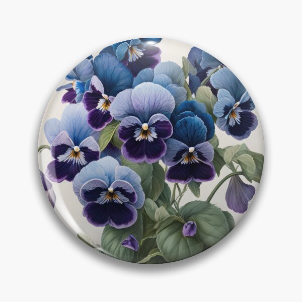 Item preview, Blue Violas  designed and sold by Vanover Designs.