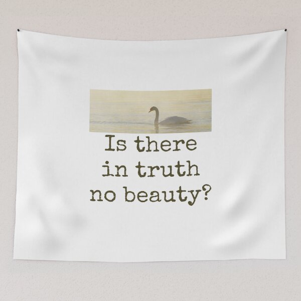 Item preview, ¿En verdad no hay belleza? Cita de belleza designed and sold by CrankyOldDude.