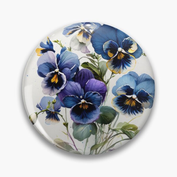 Item preview, Blue Violas  designed and sold by Vanover Designs.